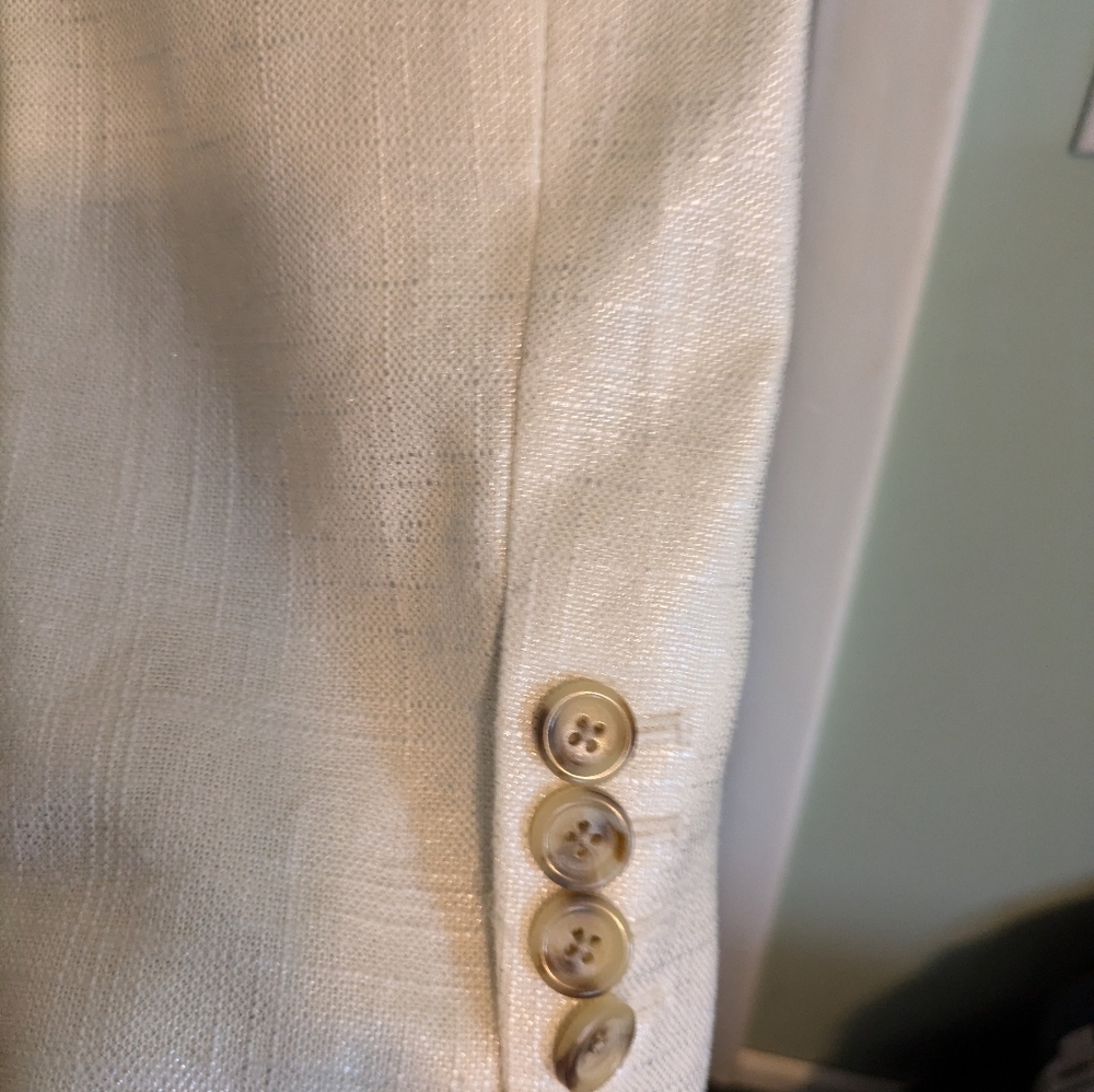 Shimmery white jacket